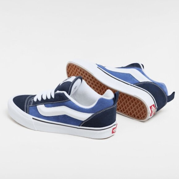 NIB - Vans Knu Skool Skate Shoe , Navy/True White - Picture 2 of 14
